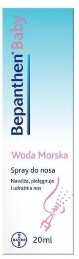 Bepanthen Baby Woda Morska spray do nosa 20 ml