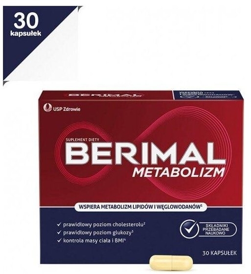 Berimal Metabolizm 30 kapsułek