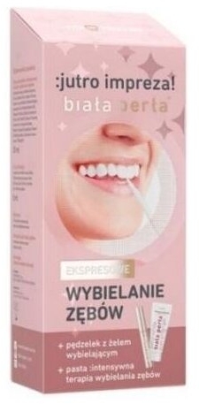 Biała Perła Zestaw do wybielania zębów Jutro Impreza! 8 ml