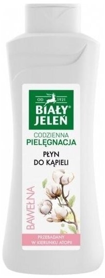Biały Jeleń Płyn do kąpieli bawełna 750 ml