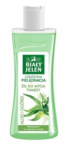 Biały Jeleń, Żel do mycia twarzy Aloes i Ogórek 265 ml