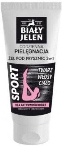 Biały Jeleń żel pod prysznic 3w1 dla aktywnych kobiet 200 ml