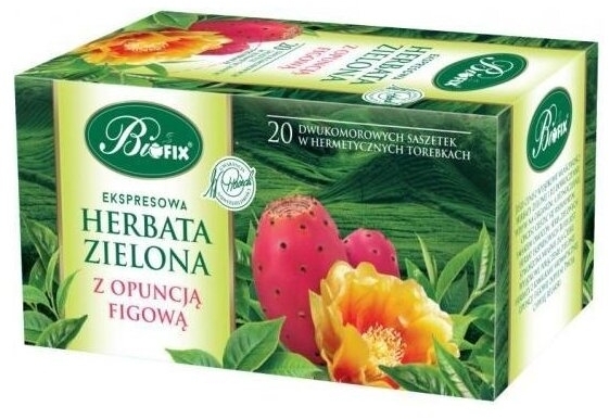 Bifix herbata zielona z opuncją figową 20 saszetek