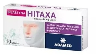 Bilastyna Hitaxa 20 mg 10 tabletek