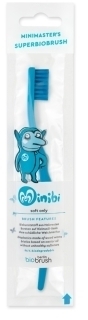BioBrush Szczoteczka do zębów dla dzieci soft niebieska