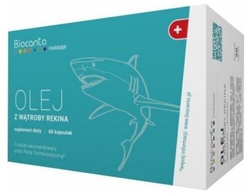 Biocanto Olej z wątroby rekina 60 kapsułek