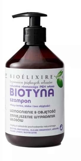 Bioelixire Wzmacniający szampon z biotyną 500 ml