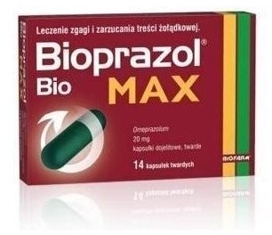Bioprazol Bio Max 20mg 14 kapsułek