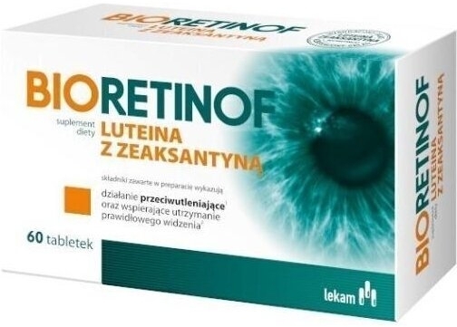 Bioretinof luteina z zeaksantyną 60 tabletek
