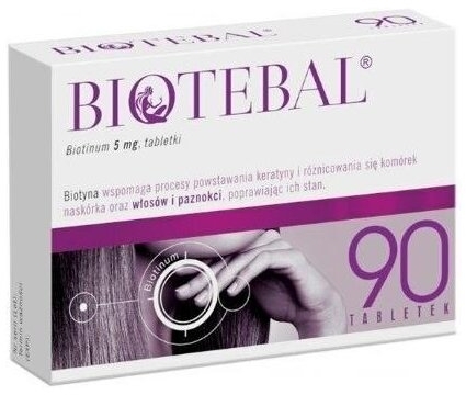 Biotebal 5 mg 90 tabl.