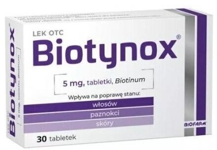 Biotynox 5 mg 30 tabletek
