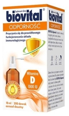 Biovital Odporność aerozol doustny z witaminą D 10ml