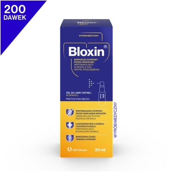 Bloxin Żel do jamy ustnej w sprayu 20 ml