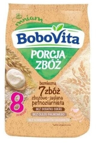 BoboVita 7 Zbóż bezmleczna kaszka zbożowo-jaglana 170g