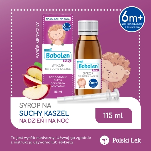 Bobolen Baby Syrop na suchy kaszel 115ml