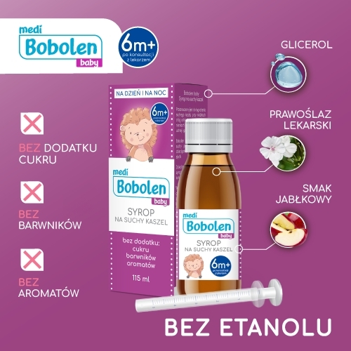 Bobolen Baby Syrop na suchy kaszel 115ml