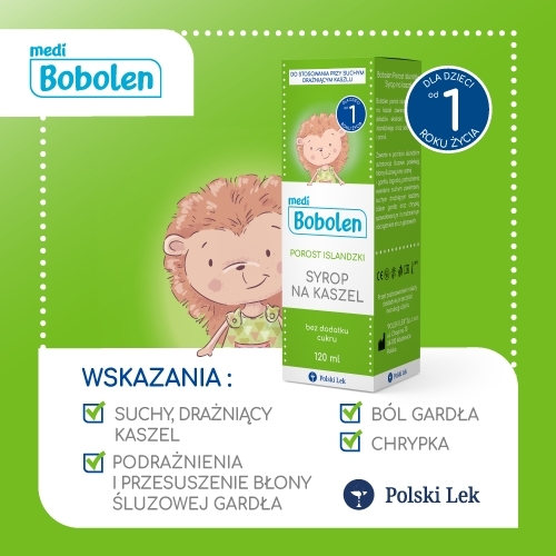 Bobolen porost islandzki syrop 120 ml