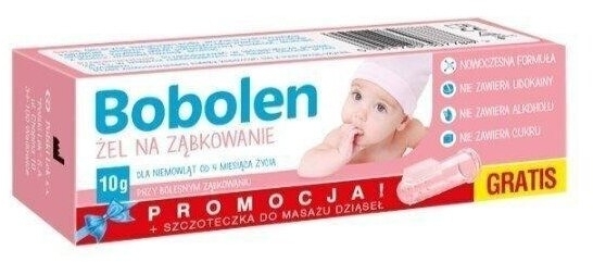 Bobolen żel na ząbkowanie 10 g + szczoteczka