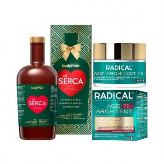 Bodymax Tonik "Od Serca" 750 ml + RADICAL AGE ARCHITECT krem 75+ na noc 50 ml