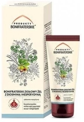 Bonifraterski ziołowy żel z diosminą i hesperydyną 50 g