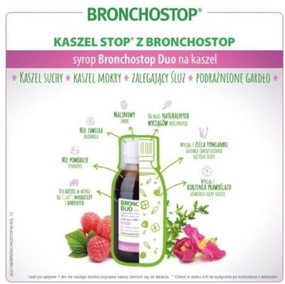 Bronchostop Duo na kaszel syrop 120 ml
