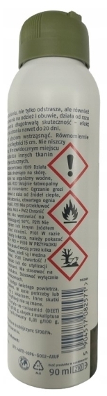 Bros-spray na odzież- odstrasza i zabija kleszcze 90 ml