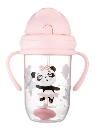 CANPOL BABIES Kubek niekapek z rurką i odważnikiem 270 ml 1 sztuka*