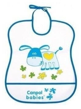 CANPOL Śliniak  plastikowy miękki 2/919