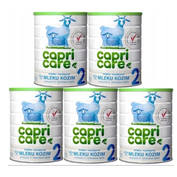 CAPRICARE 2 Mleko następne oparte na mleku kozim 400 g Wielopak x5