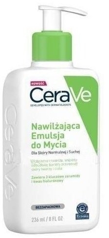 CERA VE Nawilżająca Emulsja do mycia dla skóry normalnej i suchej 236 ml