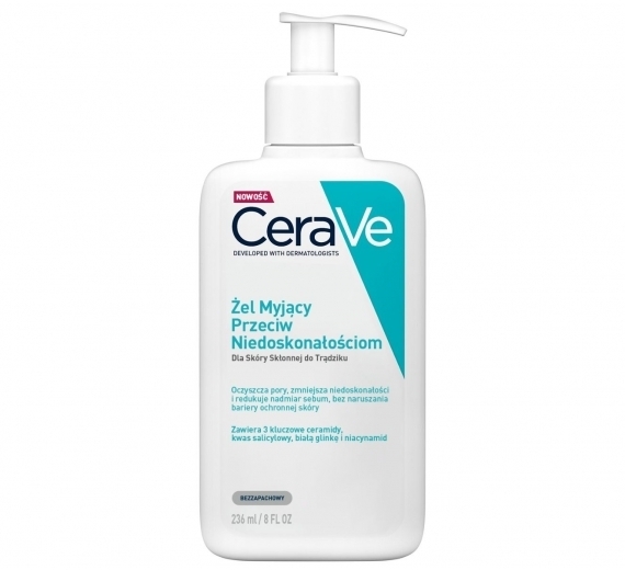 CERAVE Żel Myjący Przeciw Niedoskonałościom 236 ml