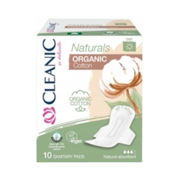 CLEANIC podpaski nat.organic DAY 10 sztuk