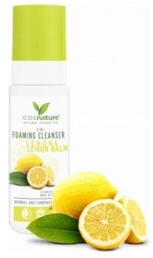 COSNATURE Naturalna pianka oczyszczająca 3w1 z cytryną i melisą 150ml