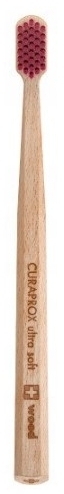 CURAPROX WOOD ULTRA SOFT drewniana szczoteczka do zębów miękka 1 sztuka