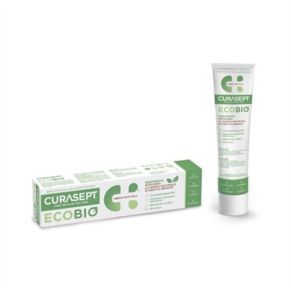 CURASEPT ECOBIO Pasta do zębów 75 ml