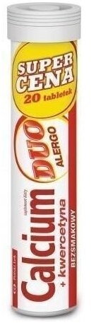 Calcium Duo Alergo + Kwercetyna 20 tabletek musujących