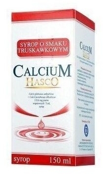 Calcium HASCO syrop o smaku truskawkowym 115 ml