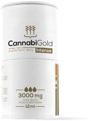 CannabiGold Intense 3000mg olej 12 ml