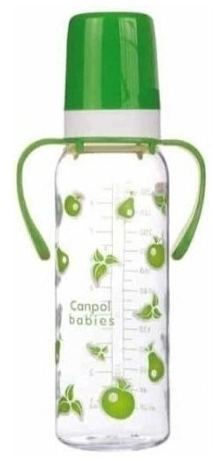 Canpol Butelka 250ml +uchwyt (BPA 0%)