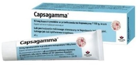 Capsagamma krem 0,053 g/100g 40 g