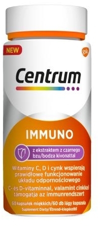 Centrum Immuno ekstraktem z czarnego bzu 60 kaps.