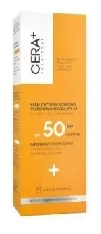 Cera+ SOLUTIONS Krem ochronny SPF50+ skóra wrażliwa 50 ml