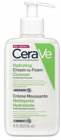 Cerave nawilżający krem pianka do mycia 236 ml