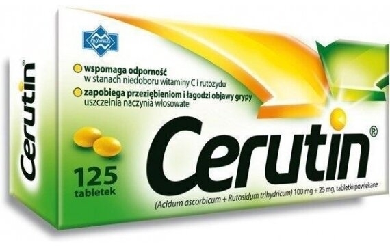 Cerutin 125 tabletek