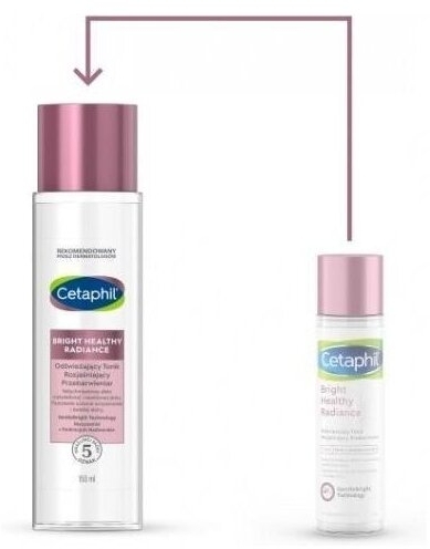 Cetaphil Bright Healthy Radiance Odświeżający tonik rozjaśniający przebarwienia 150 ml