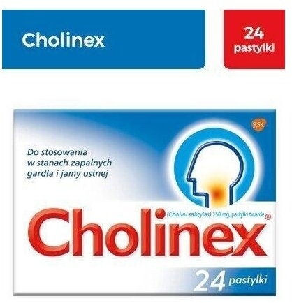 Cholinex 24 pastylki
