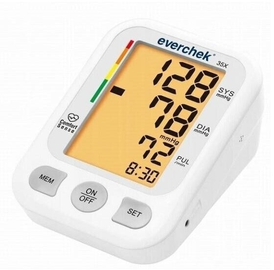 Ciśnieniomierz EVERCHEK CA400V (arytmia)automatyczny z funkcją głosową i zasilaczem