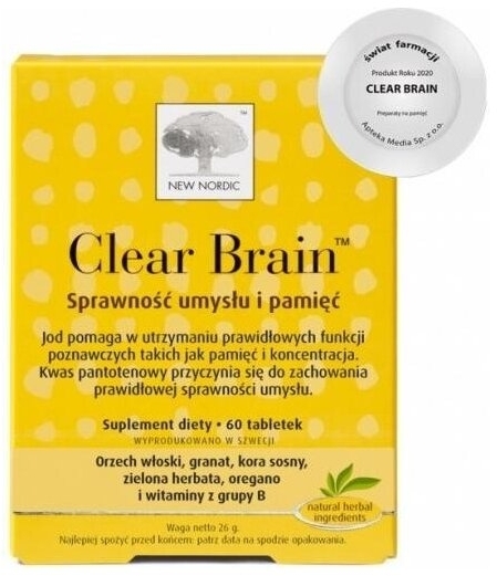 Clear Brain 60 tabletek