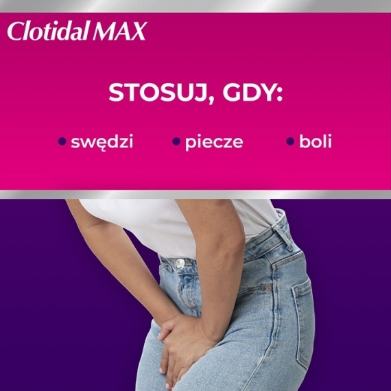 Clotidal MAX tabletki dopochwowe 0,5 g 1 tabletka