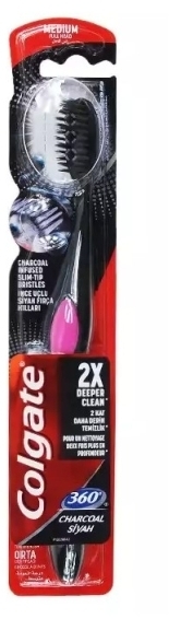 Colgate Szczoteczka 360 Black Medium